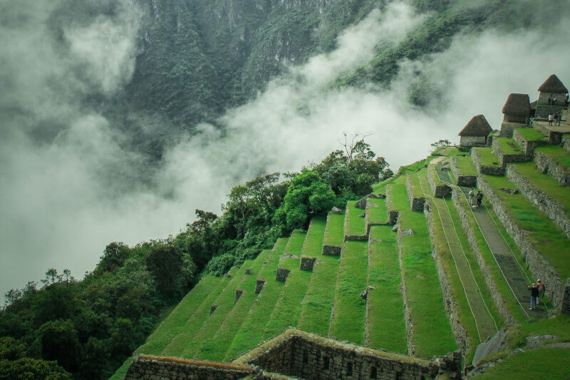 Inca terraces at Machu Picchu
